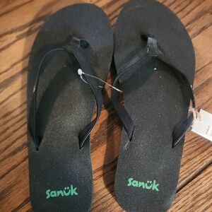 Sanuk Dark Flip Flops